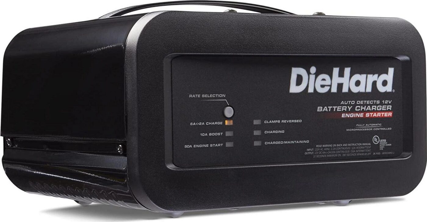 DieHard 12V 6A Automatic Battery Charger with 10A Boost and 50A Jump-Starting Capabilities - Image 2