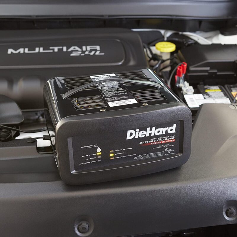 DieHard 12V 6A Automatic Battery Charger with 10A Boost and 50A Jump-Starting Capabilities - Image 6
