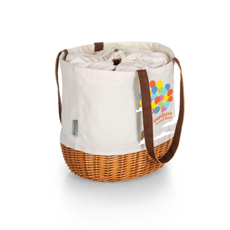 Disney / Pixar's UP Coronado Canvas and Willow Basket Tote by Picnic Time - Image 2