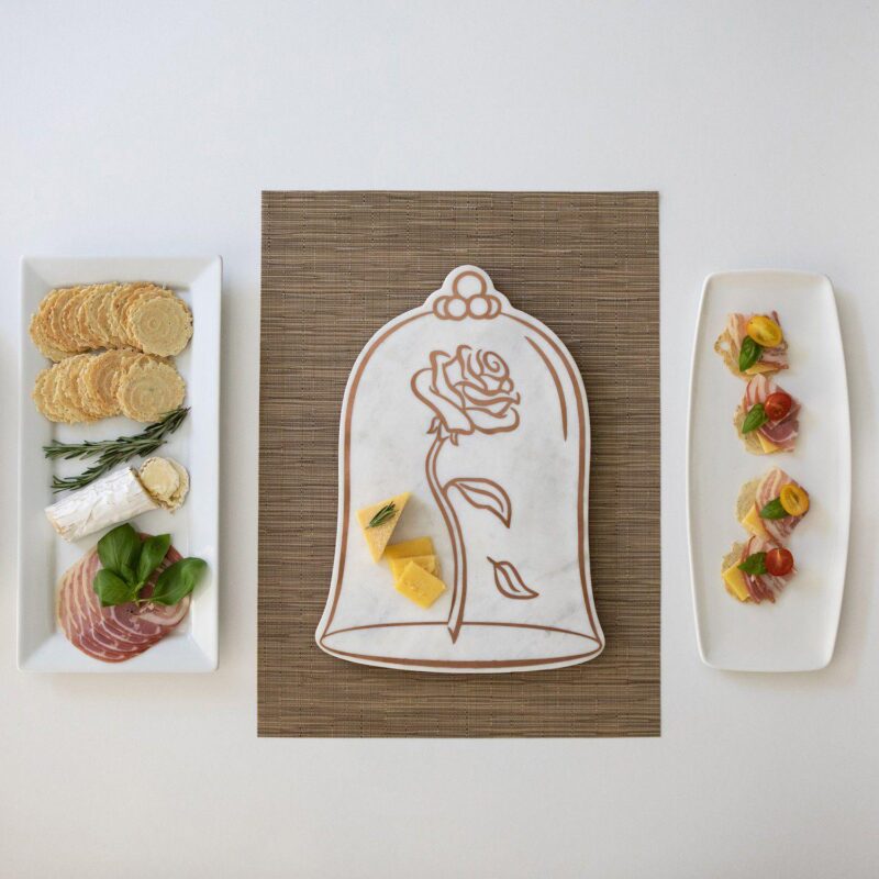 Disney's Beauty and the Beast Marble Serving Stone by Toscana - Image 2
