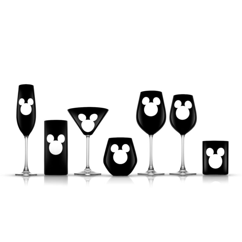 Disney's Luxury Mickey Mouse 2-pc. Crystal Stemless Wine Glass Set by JoyJolt - Image 5