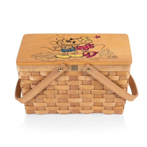 Disney's Mickey and Minnie Mouse Poppy Personal Cooler Picnic Basket by Picnic Time