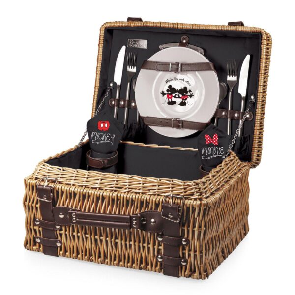 Disney's Mickey and Minnie Mouse Champion Picnic Basket for Two by Picnic Time