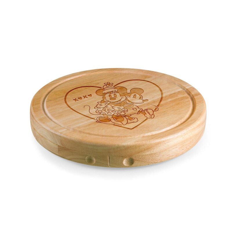Disney's Mickey and Minnie Mouse Heart Circo Cheese Cutting Board and Tools Set by Toscana - Image 3