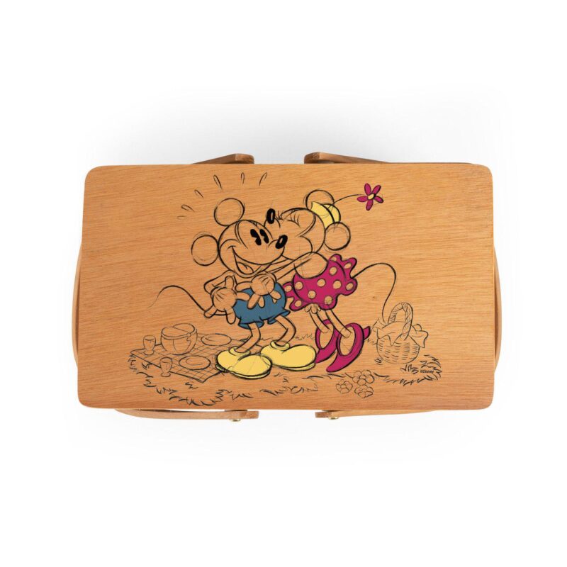 Disney's Mickey and Minnie Mouse Poppy Personal Cooler Picnic Basket by Picnic Time - Image 4