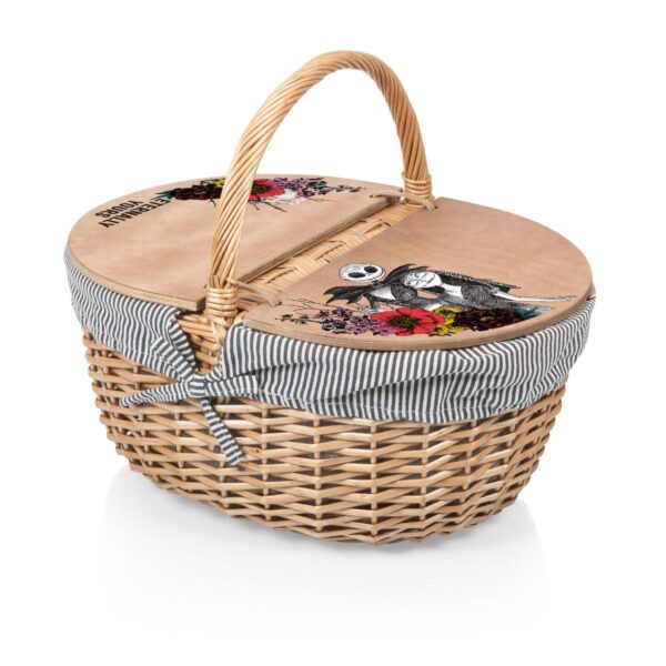 Disney's Nightmare Before Christmas Jack and Sally Country Picnic Basket by Picnic Time