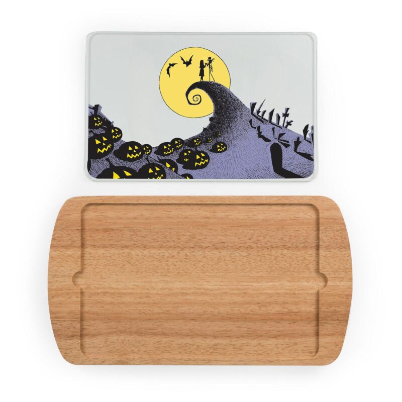 Disney's Nightmare Before Christmas Jack and Sally Billboard Serving Tray by Picnic Time - Image 2