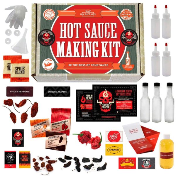 Diy Gift Kits Carolina Reaper Hot Sauce Kit With Instructions