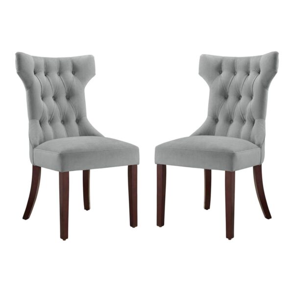 Dorel Living Clairborne Tufted Dining Chair Set