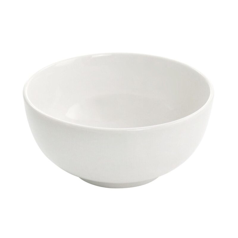 Elama Camellia 16 Piece Porcelain Double Bowl Dinnerware Set - Image 5