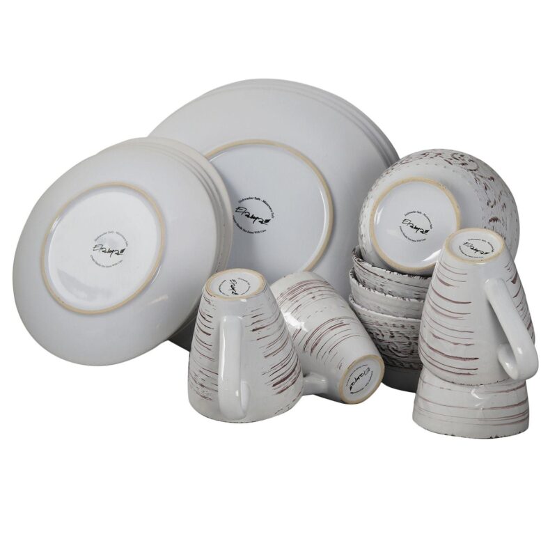 Elama Malibu Sands 16-Piece Dinnerware Set - Image 4
