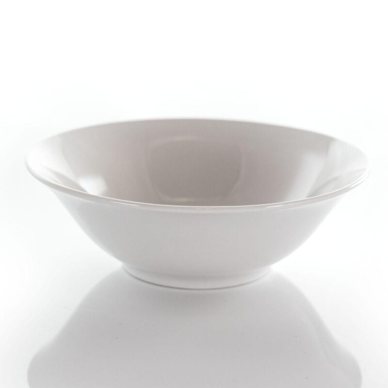 Elama Marshall 16 Piece Porcelain Dinnerware Set in White - Image 4