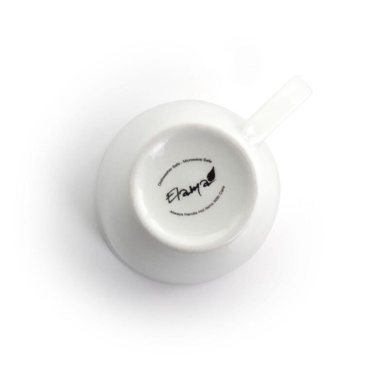 Elama Rosales 6 Piece 12 Ounce Porcelain Mug Set - Image 4