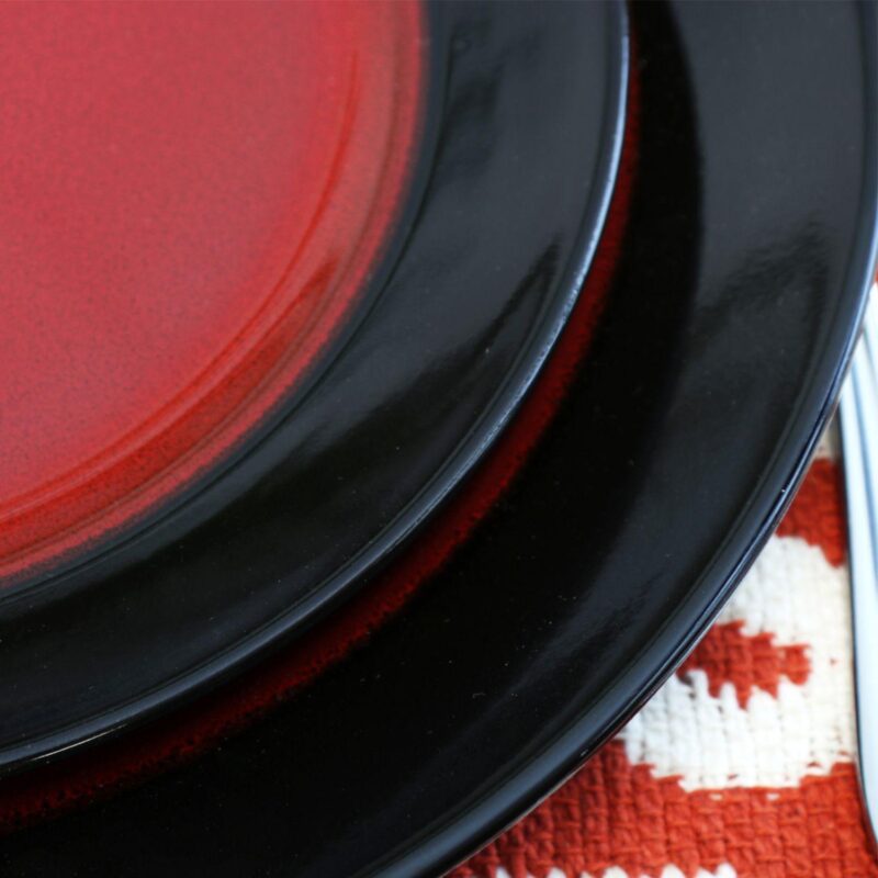 Elama's Tanizia 16 Piece High Gloss Dinnerware Set - Image 4