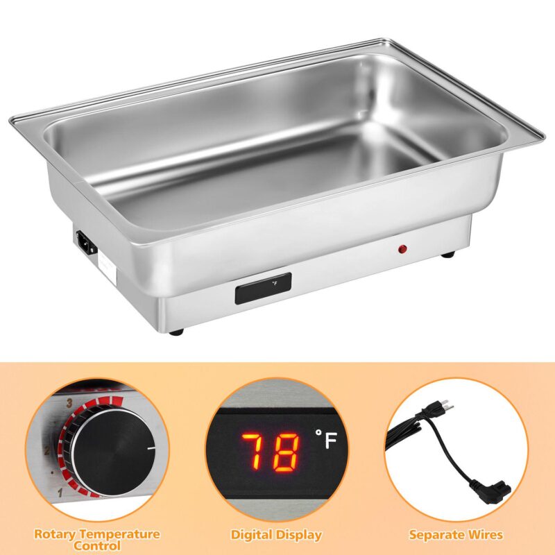 Electric Chafing Dish Buffet Set, 9 QT - Image 3