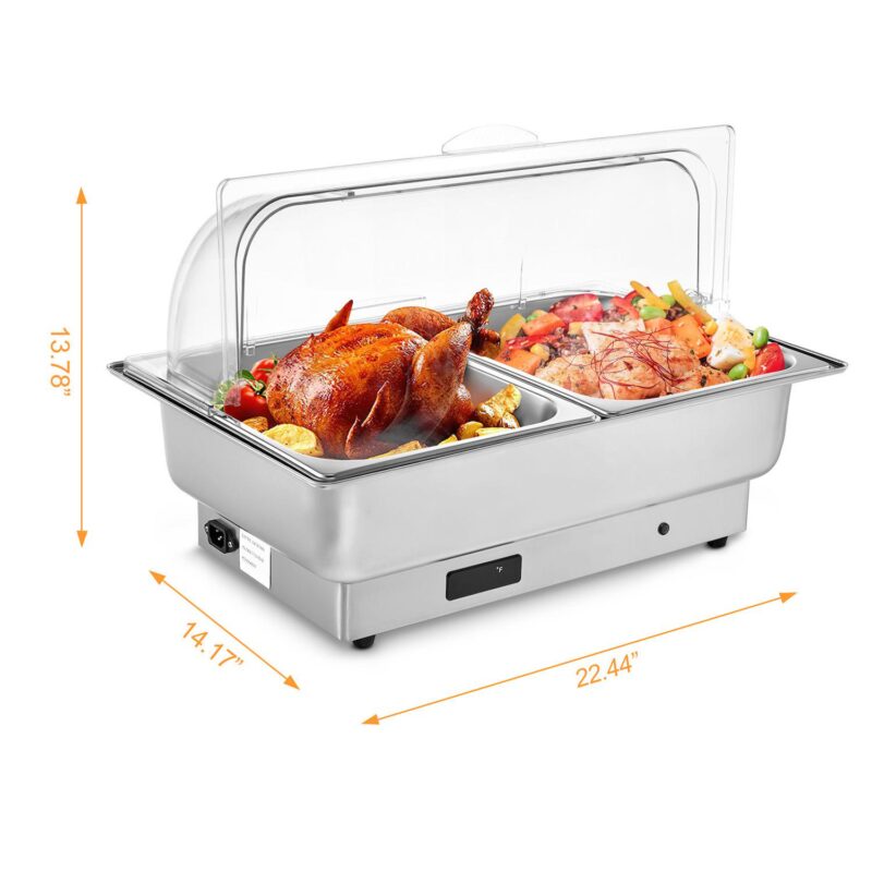 Electric Chafing Dish Buffet Set, 9 QT - Image 4