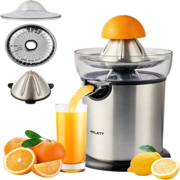 Electric Orange Juicer, Electric for Lime Grapefruit Orange Squeezer Electric, Stainless Steel