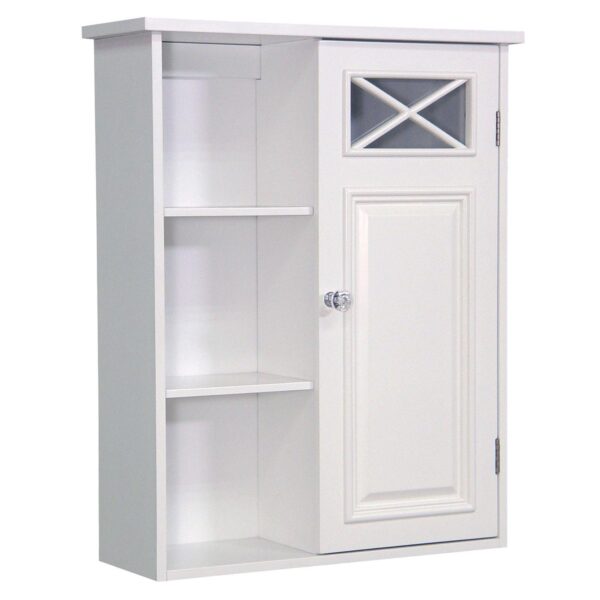 Elegant Home Fashions Dawson Single-Door Wall Cabinet