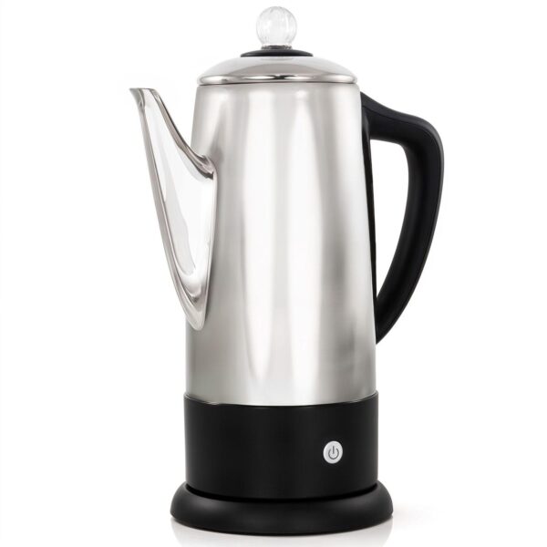 Elite Cuisine 12-Cup Cordless Electric Coffee Percolator