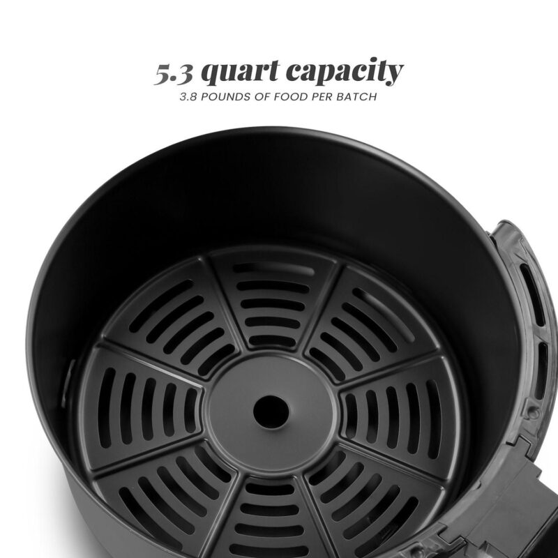 Elite Cuisine 5.3Qt. Digital Air Fryer with Pre-Set Functions - Image 4