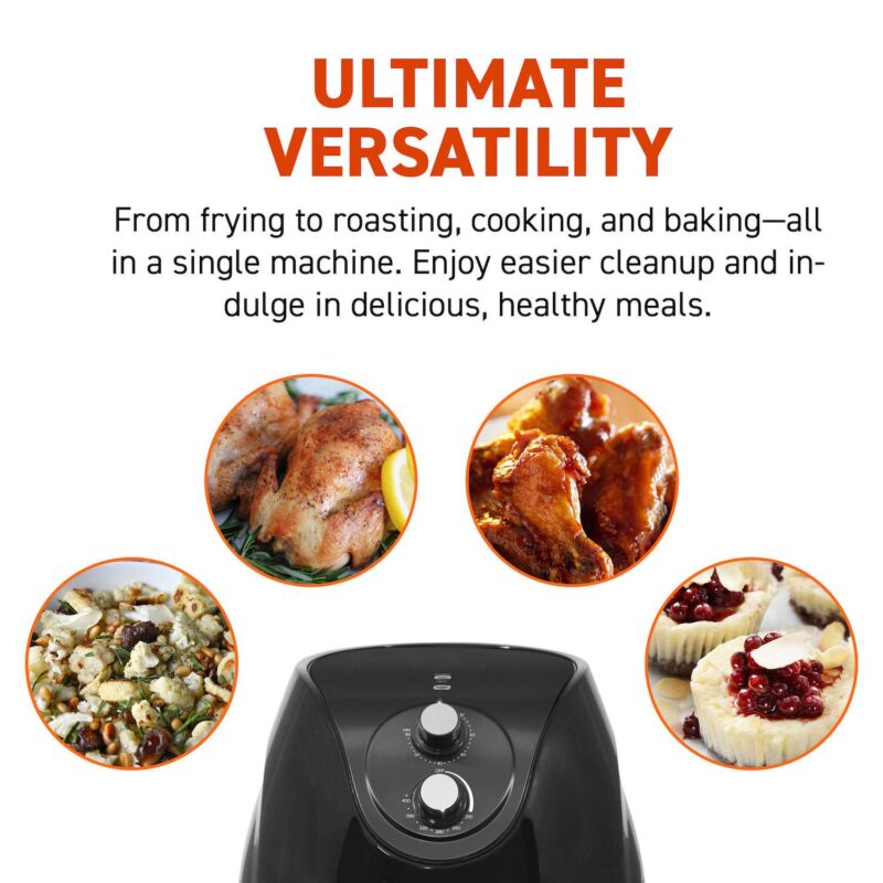 Elite Cuisine 6.5-qt. XL Adjustable Time/Temp Air Fryer - Image 5