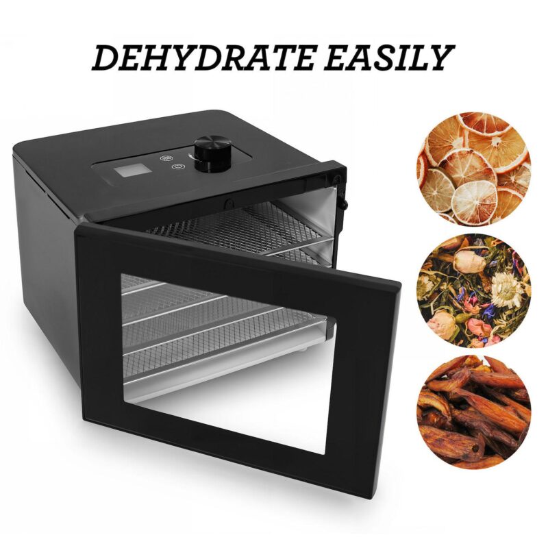 Elite Cuisine Digital Food Dehydrator with 4 Stainless Steel Trays - Image 3