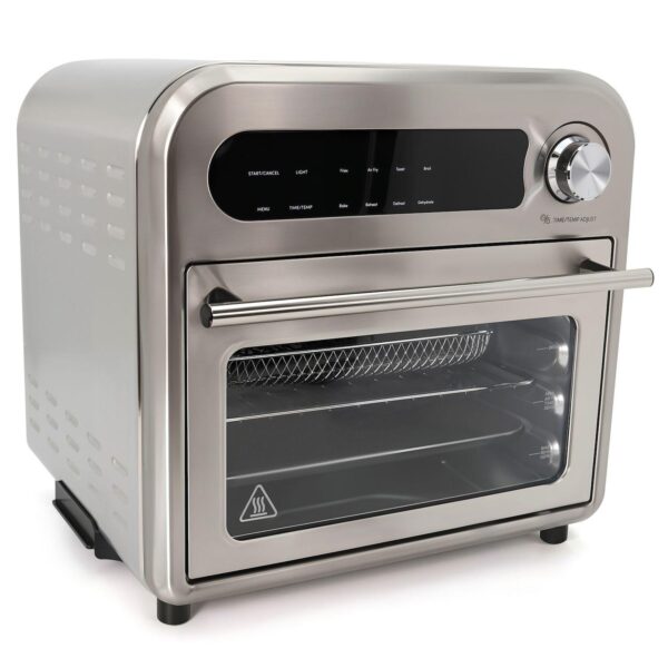 Elite Cuisine Digital Air Fryer Oven, Stainless Steel