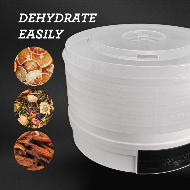 Elite Cuisine Digital Food Dehydrator with 5 Trays - Image 3