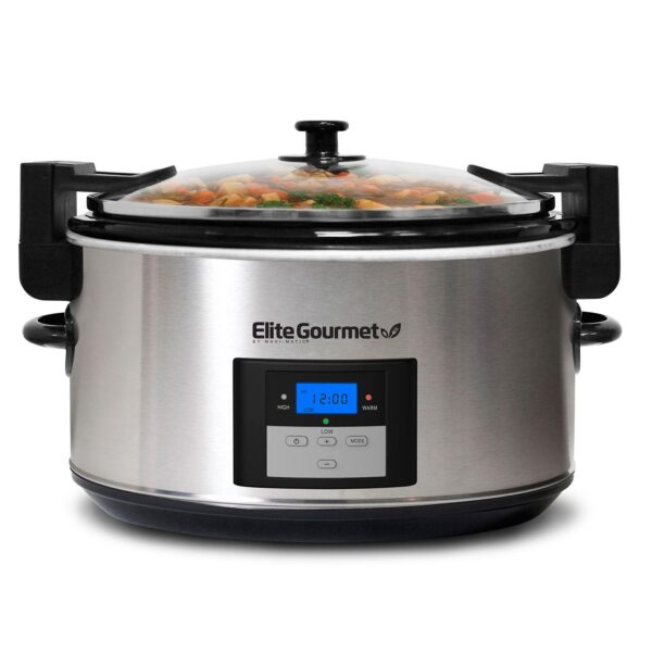 Elite Gourmet 8.5-qt. Programmable Slow Cooker