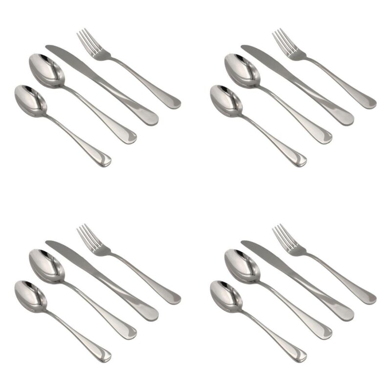 Elyon Tableware Euro Reflective 16-pc. Flatware Set - Image 3