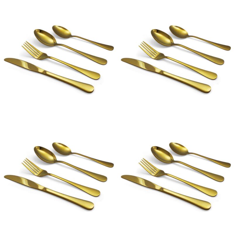 Elyon Tableware Euro Reflective 16-pc. Flatware Set