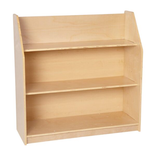 Emma And Oliver Wood Kid's Storage with Three Shelves and Safe, Kid-Friendly Design