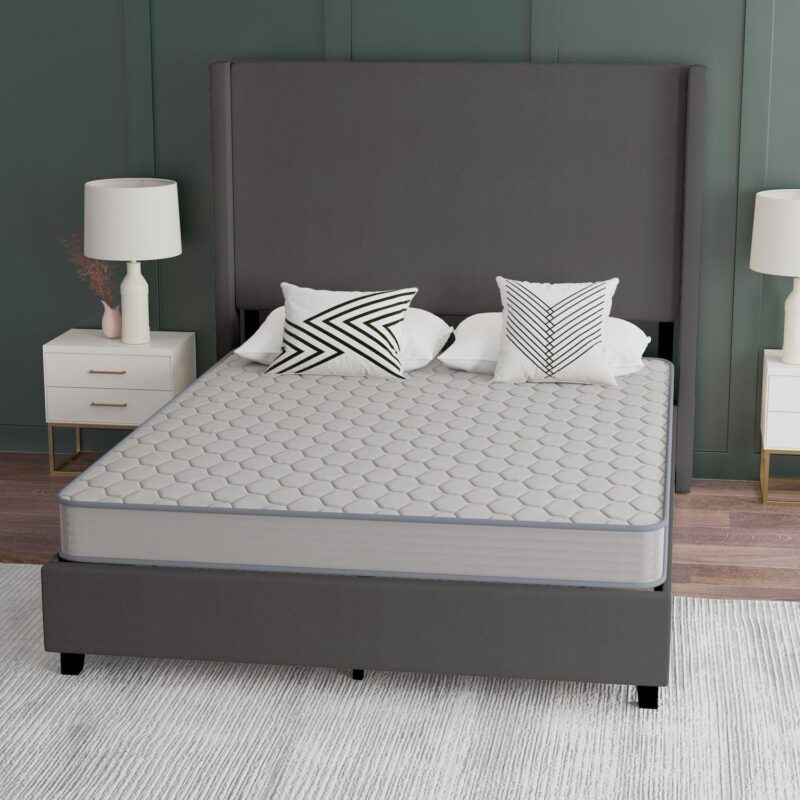 Emma and Oliver Asteria Medium Firm Hybrid Innerspring Mattress in a Box with Knit Fabric Top - Image 3