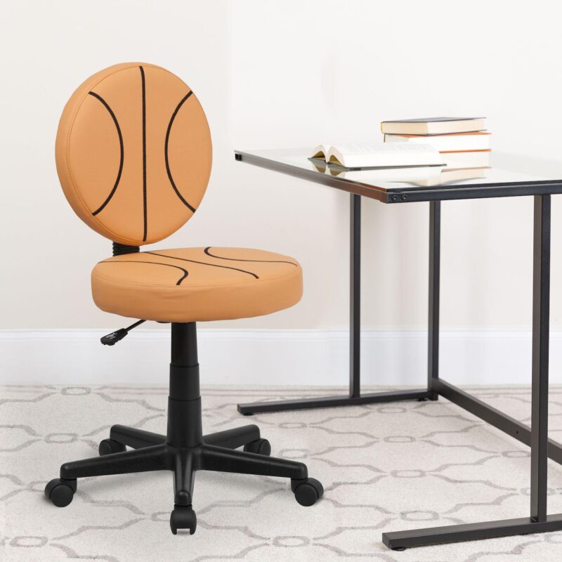 Emma and Oliver Football Swivel Task Office Chair - Image 2