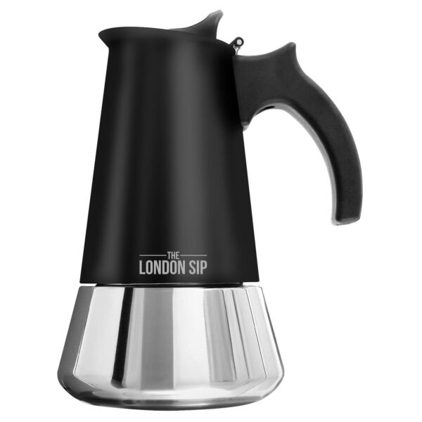 Escali London Sip 10-Cup Stainless Steel Espresso Maker