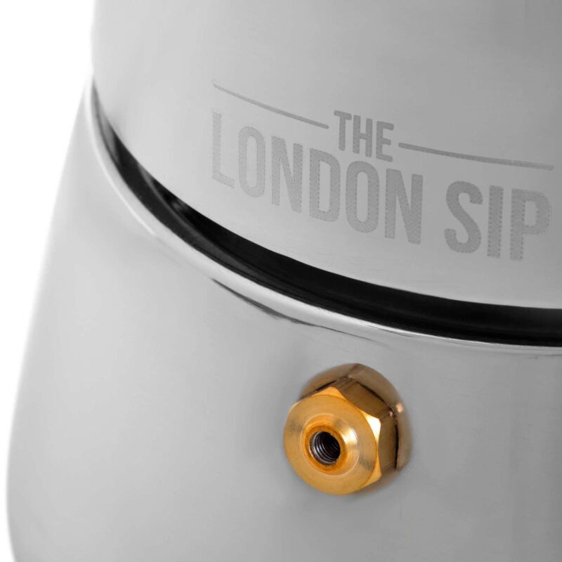 Escali London Sip 10-Cup Stainless Steel Espresso Maker - Image 4