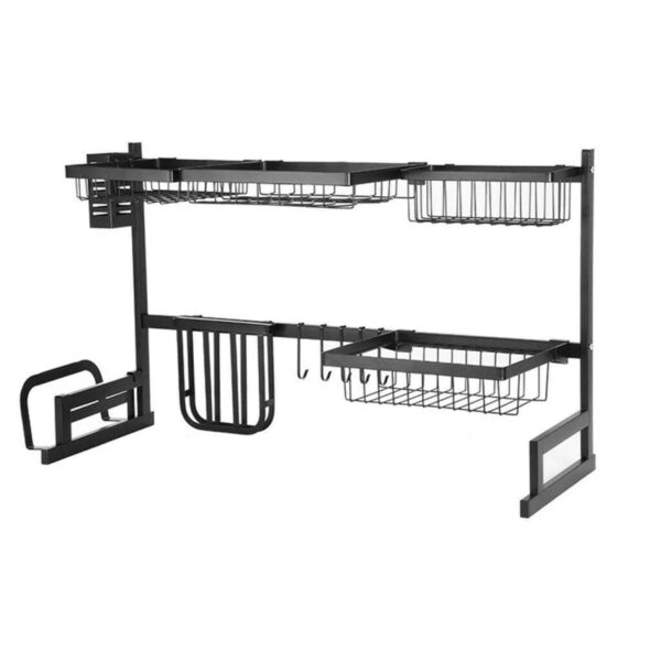 Extra Large Steel Over The Sink Dish Drying Rack Organizer