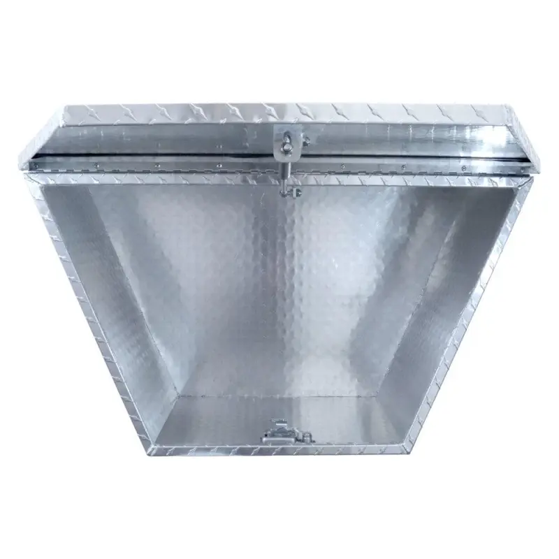 Extreme Max 5001.6097 Aluminum Diamond-Plate Trailer Tongue Locking Storage Box for Utility and Sport Trailers - Image 5