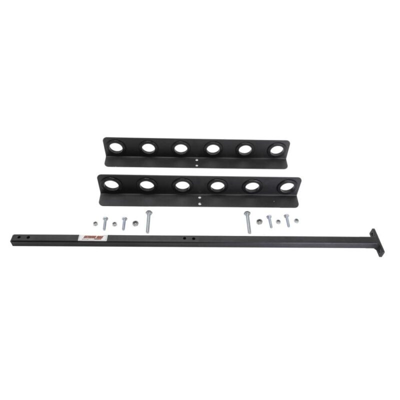 Extreme Max 5001.6357 6-Tool Garden and Landscaping Hand Tool Rack for Open Trailers - Image 4