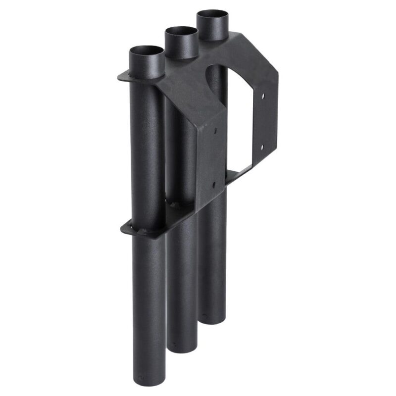 Extreme Max 5001.6359 Long Handle Tool Rack for Race Trailer, Shop, Garage, Storage - Silver - 3-Tool - Image 4