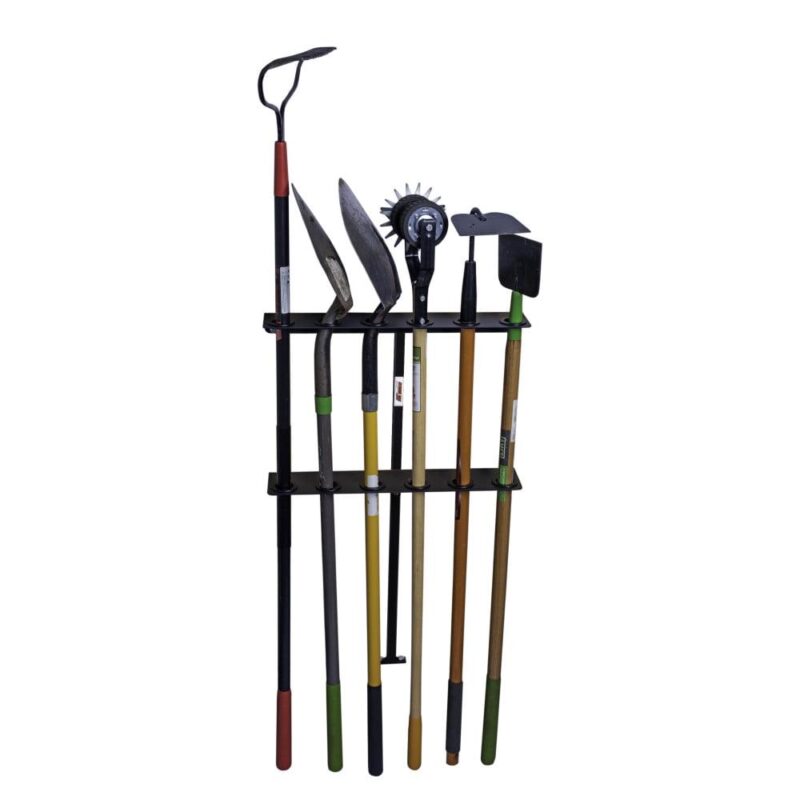 Extreme Max 5001.6357 6-Tool Garden and Landscaping Hand Tool Rack for Open Trailers - Image 7