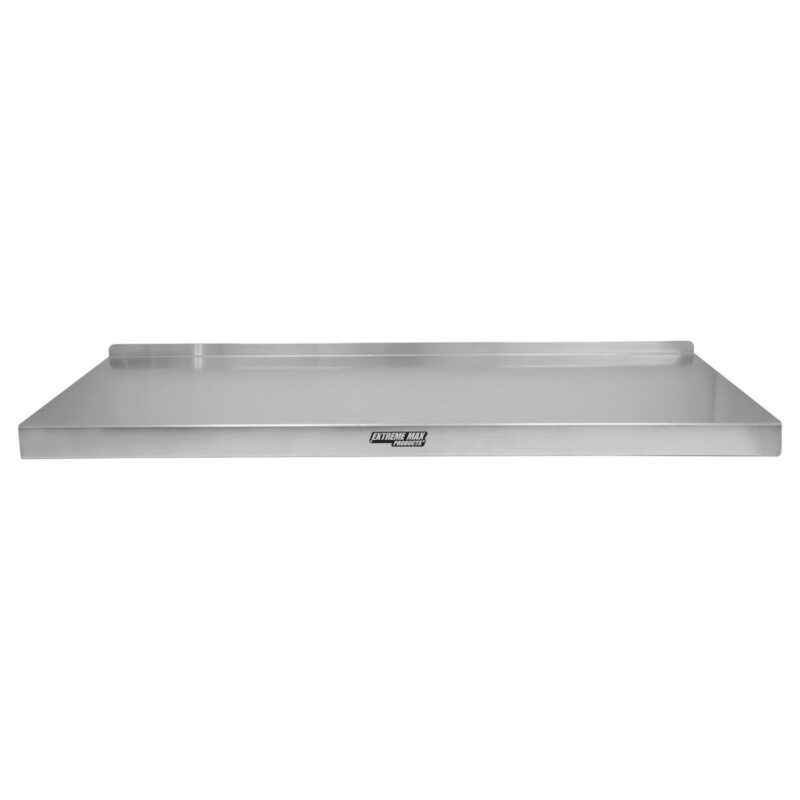 Extreme Max 5001.6555 Wall-Mount Aluminum Fold-Down Removable Workstation for Race Trailer, Garage, Shop, Enclosed Trailer, Toy Hauler - 46  x 18 , Silver - Image 6