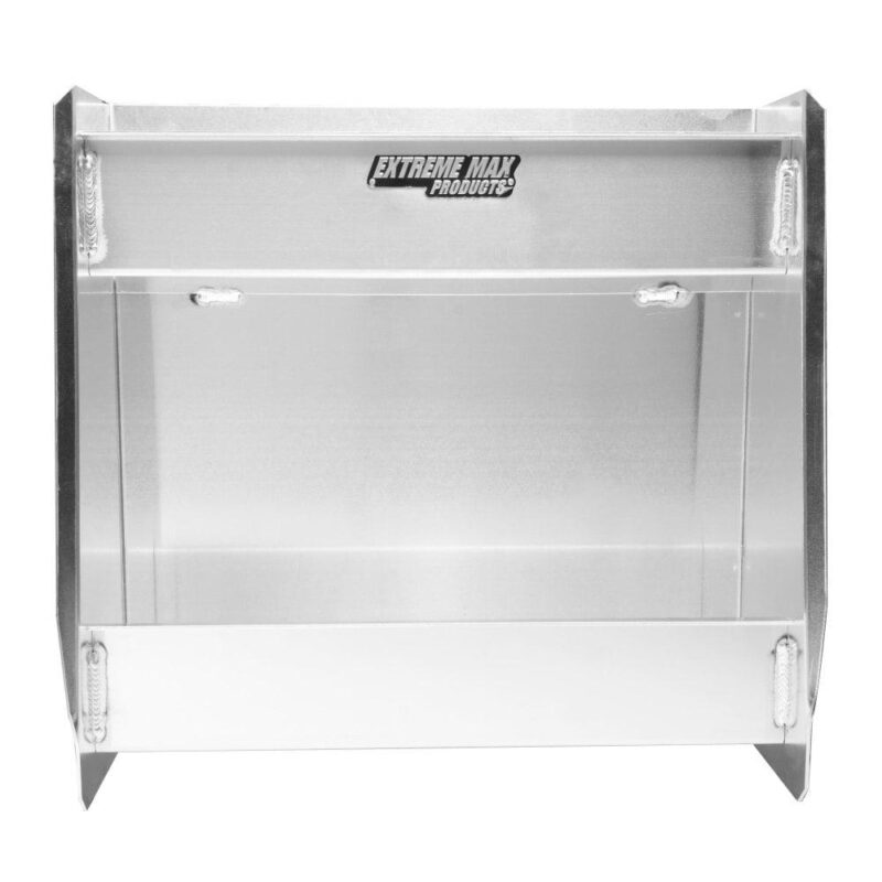 Extreme Max Aluminum Tool Box, 2-Shelf Open Storage Cabinet