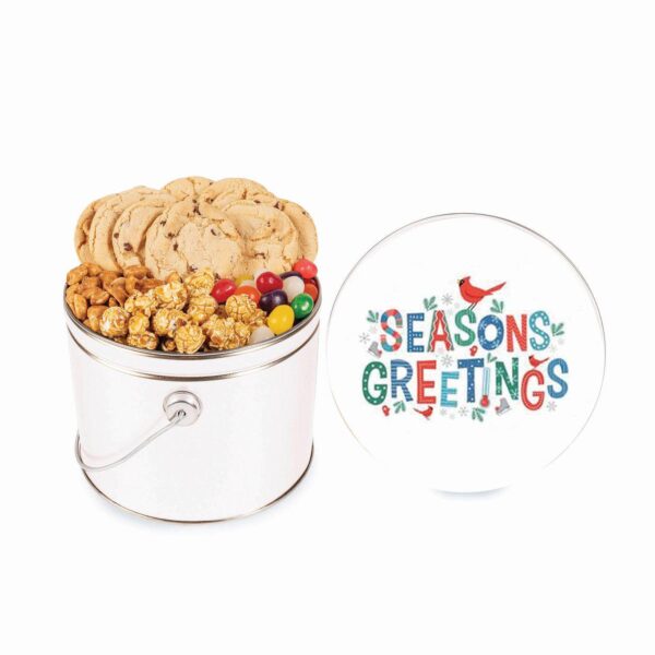 FRESH BEGINNINGS Holiday Season Assorted Snack Tins