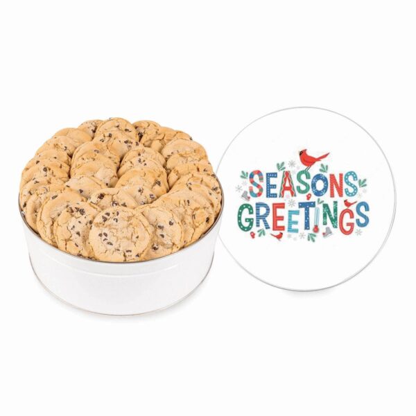 FRESH BEGINNINGS Holiday Season Chocolate Chip Cookie Tins