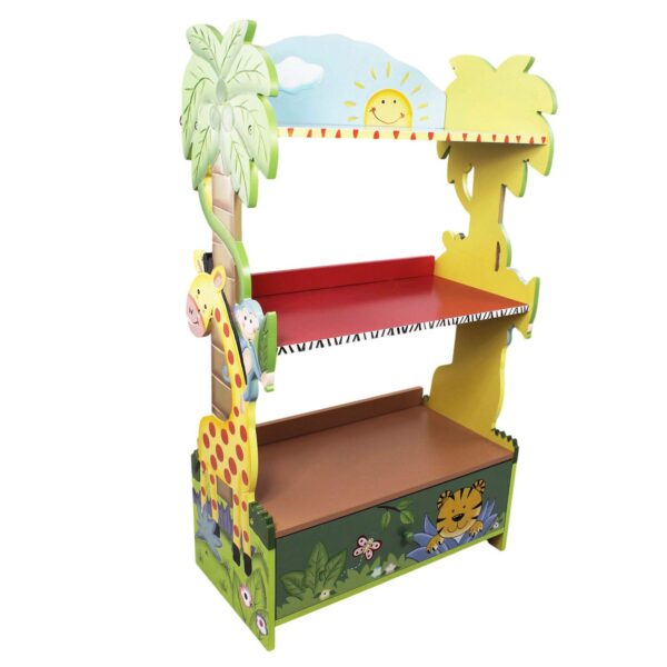 Fantasy Fields Kids 3-Tier Bookshelf with Drawer