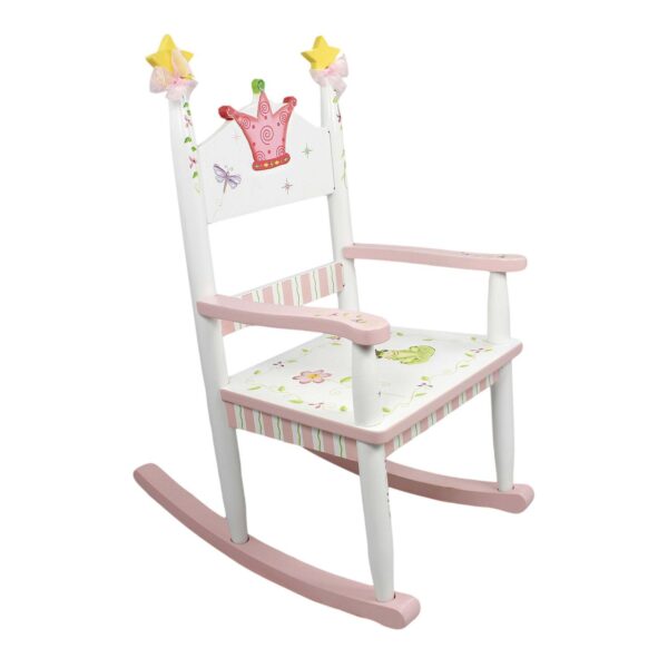 Fantasy Fields Princess and Frog Kids Wood Rocking Chair