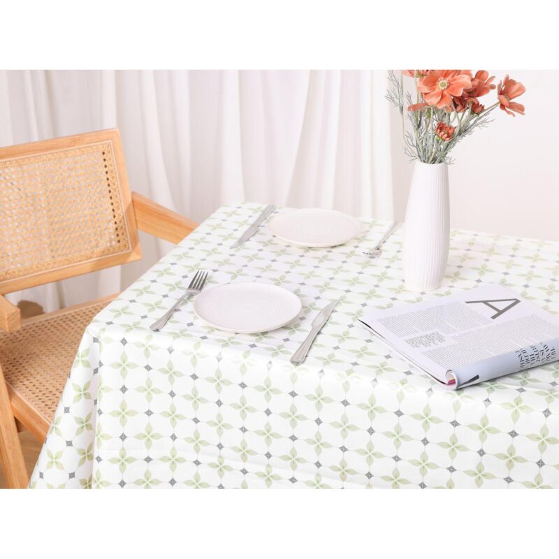 Faux Pu Restaurant Daily Gathering Tassel Table Cover 1 Pc 55  X 55 - Image 5