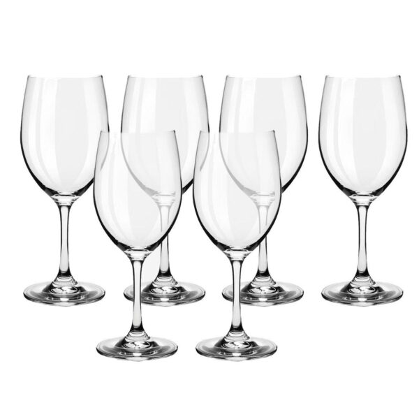 Final Touch Iso Wine Tasting Crystal Glasses Set Of 6