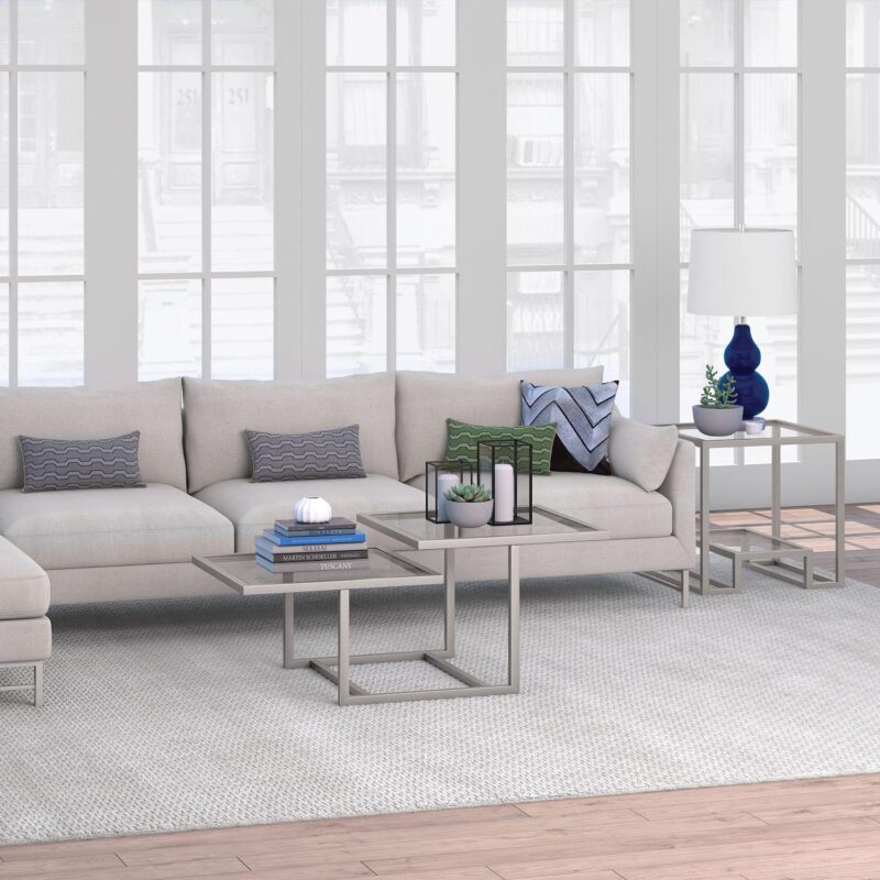 Finley and Sloane Amalie 43'' Wide Square Coffee Table - Image 2